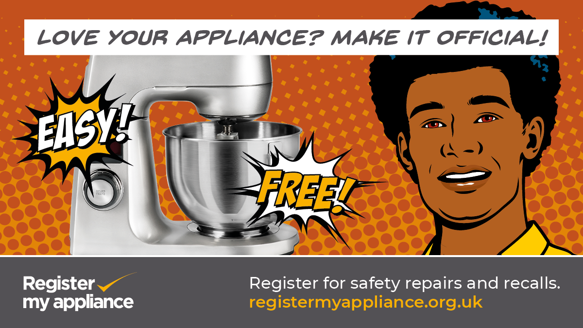 North Wales Fire and Rescue Service supports Register My Appliance Week