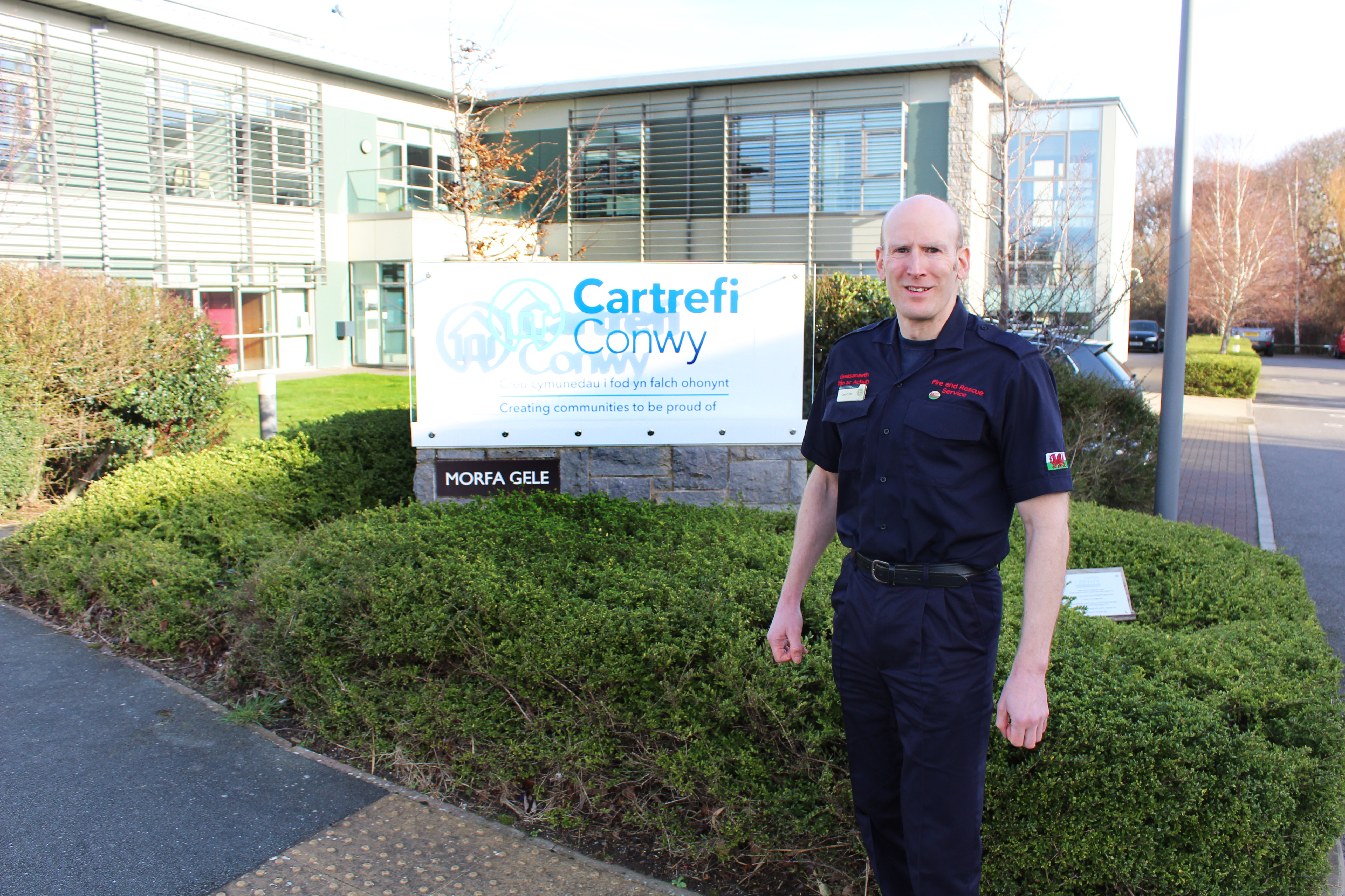 Deri appointed as part of Cartrefi Conwy and North Wales Fire and Rescue Service partnership